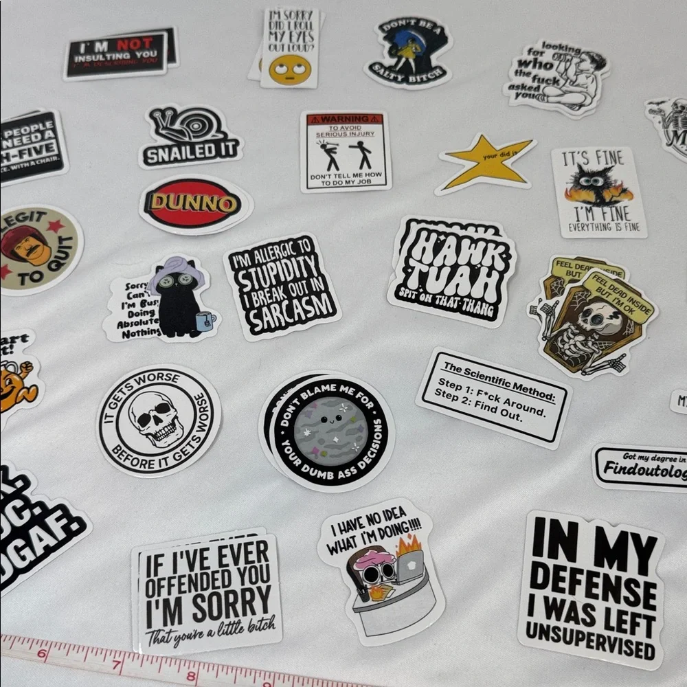 Humorous Sticker Collection